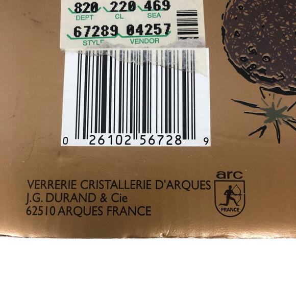 NIB Cristal D Arques Collectible Y2K Millennium Champagne flute glasses - Picture 9 of 16